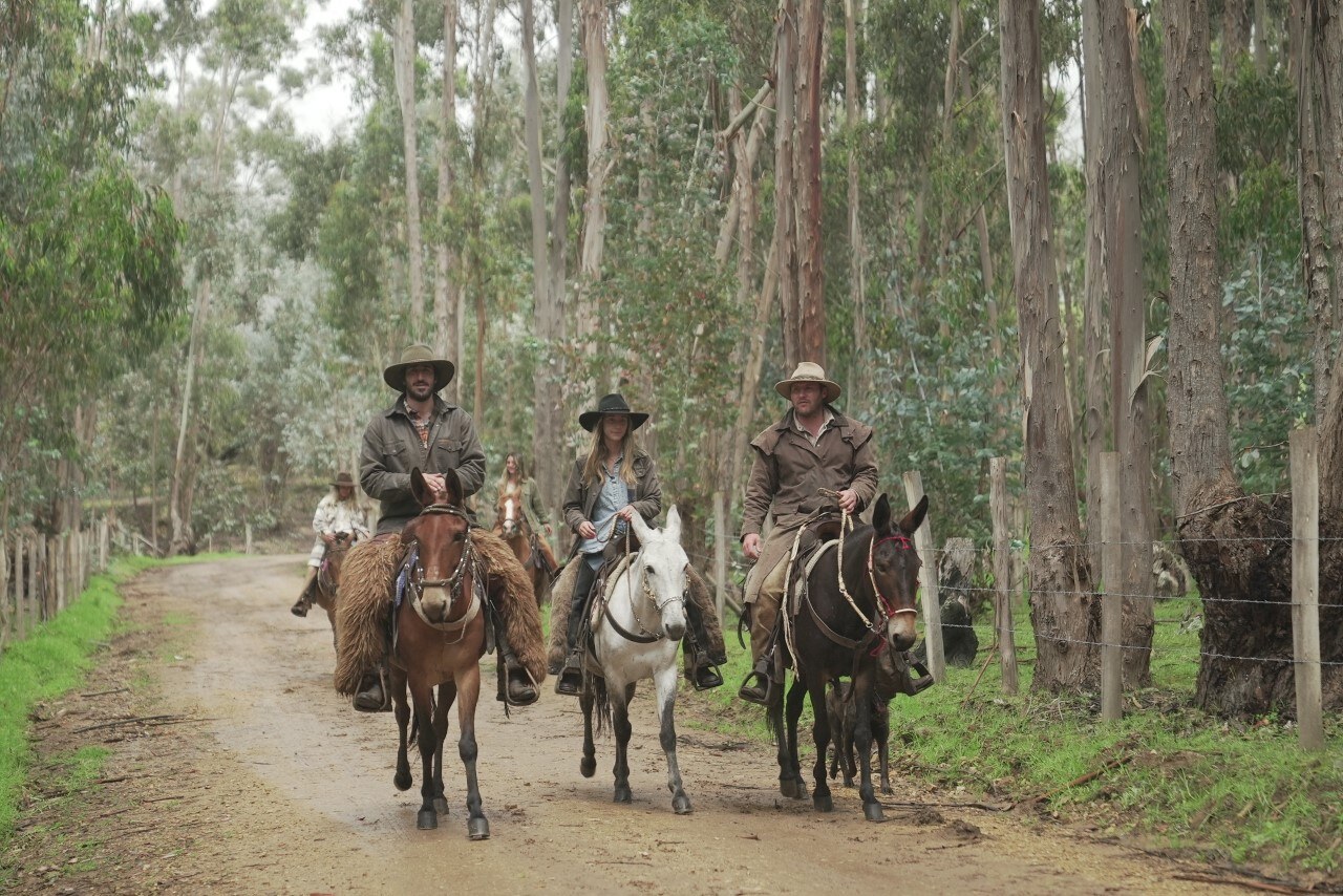 Cabalgata a caballo y mula Vereda San Vicente - Suesca, Colombia